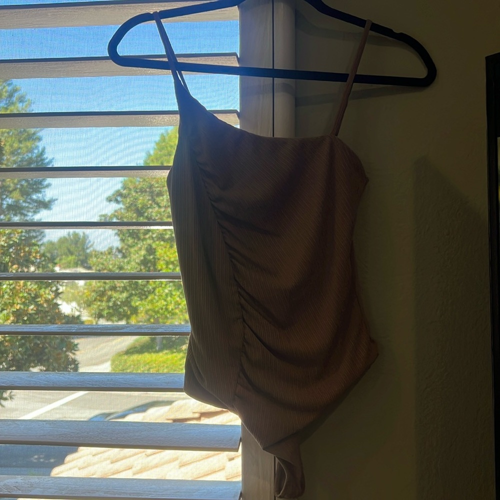 Asymmetrical bodysuit- lovers and friends